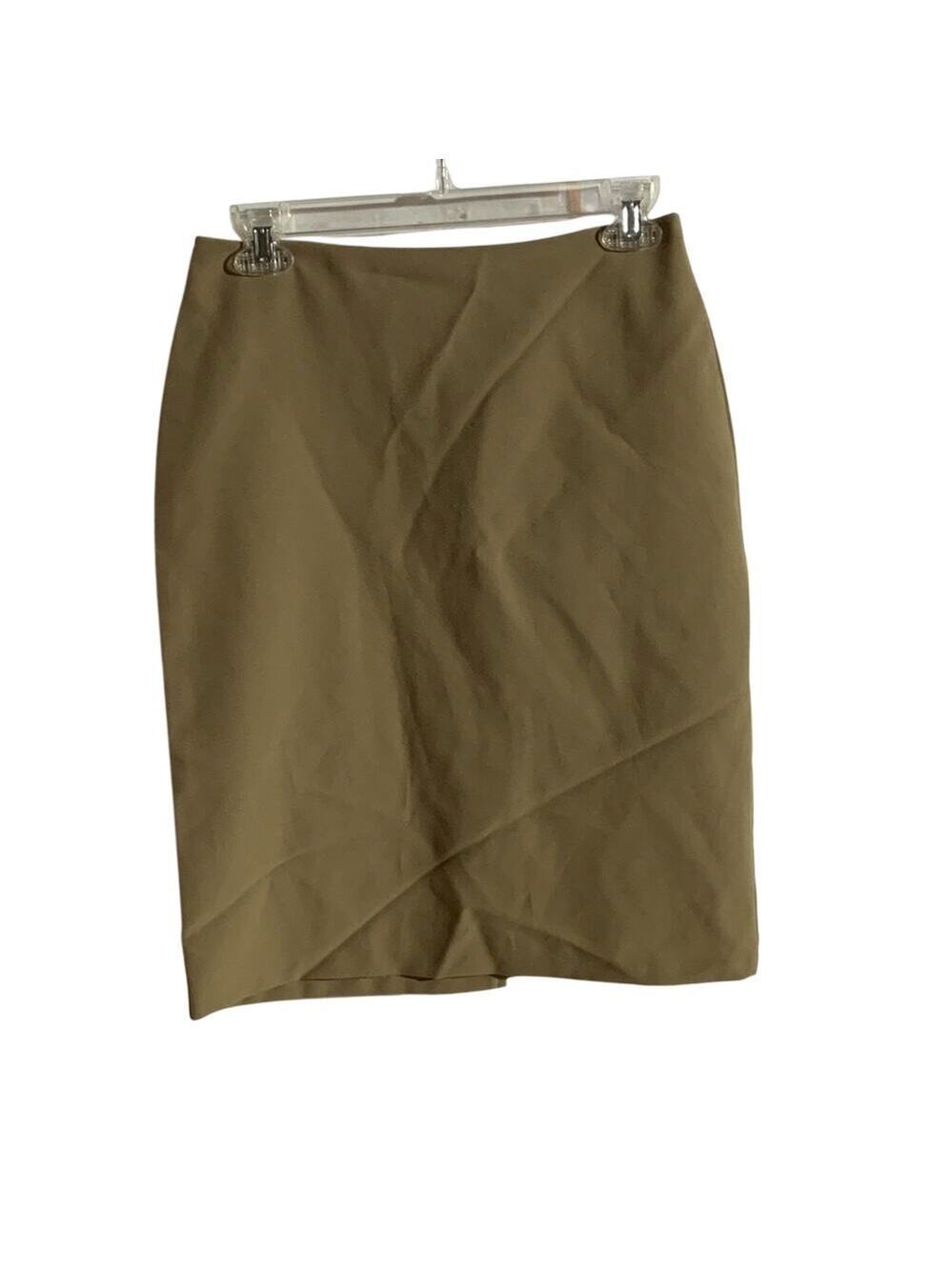 United colors of benneton khaki polyester skirt teacher prep cottage core